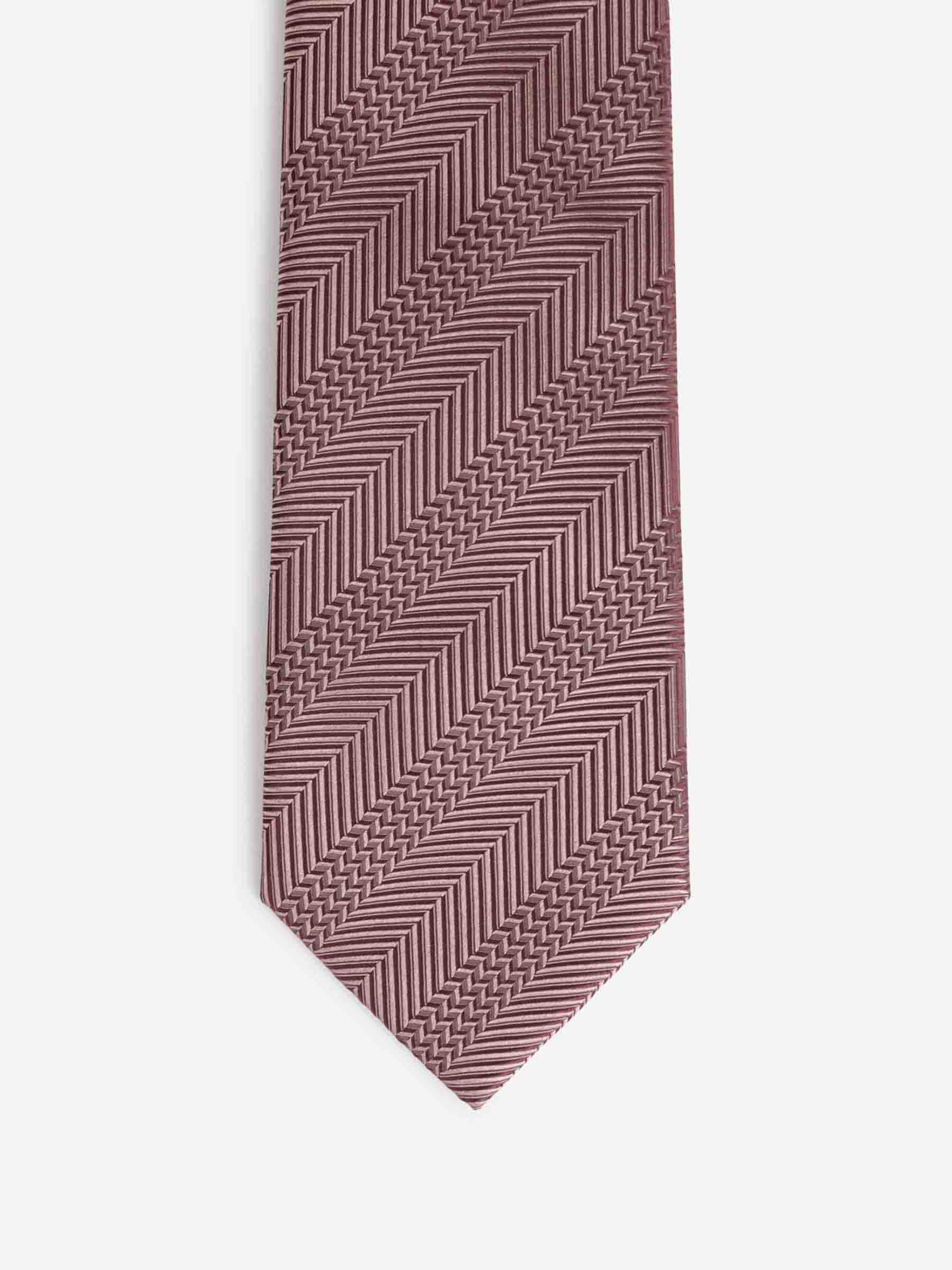 Brioni Hombre Barcelona Corbata Texturizada Seda color Terracota sku 601-001792 02 - Foto 1