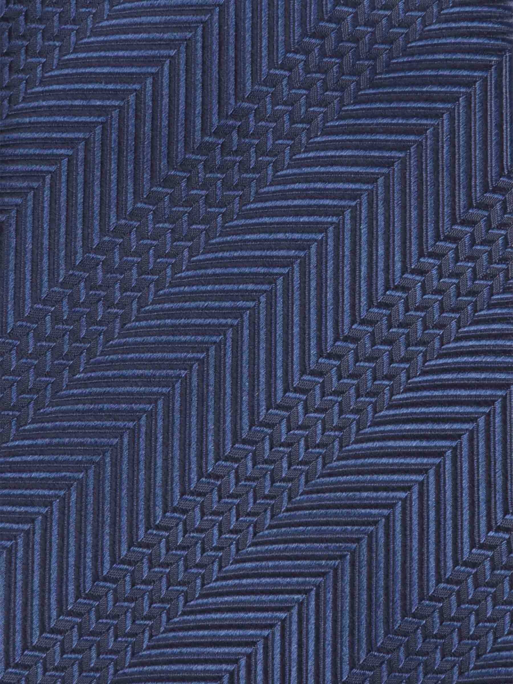 Brioni Hombre Barcelona Corbata Texturizada Seda color Azul Cobalto sku 601-001792 03 - Foto 2