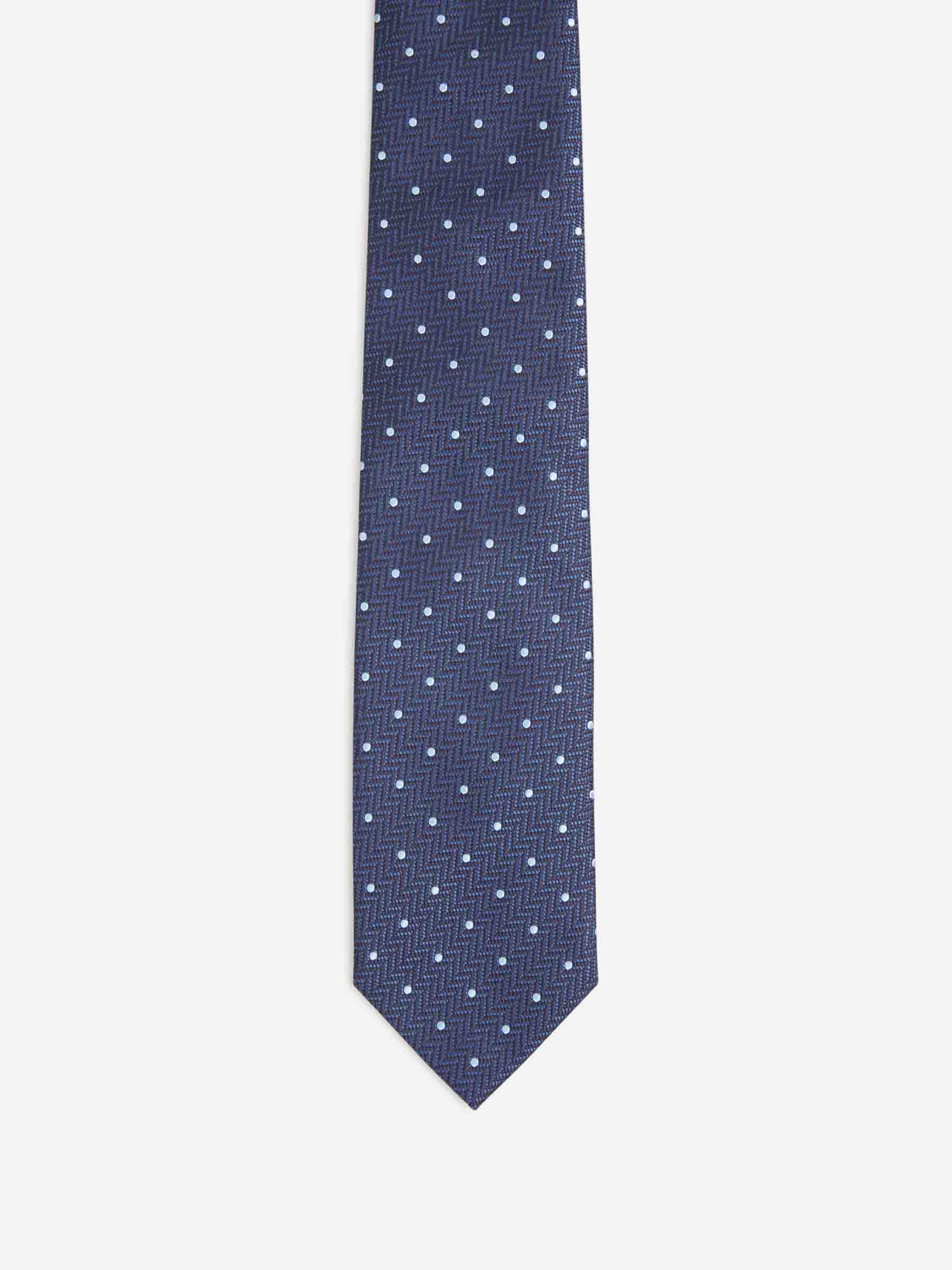 Brioni Hombre Barcelona Corbata Motivo Lunares color Azul Marino sku 601-001802 01 - Foto 2