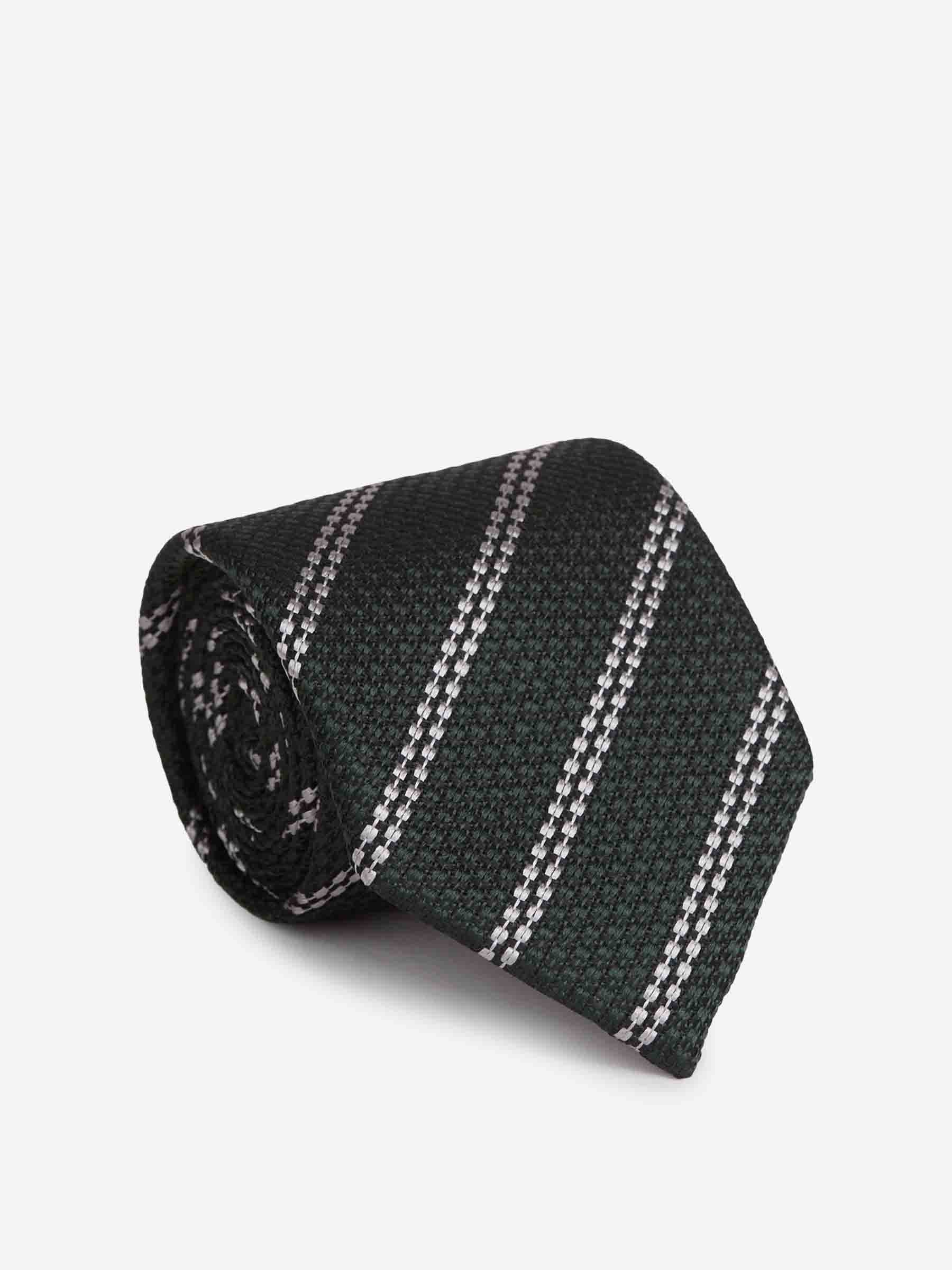 Zegna Hombre Barcelona Corbata Seda Listasda color Azul Noche sku 601-001804 02 - Foto 1