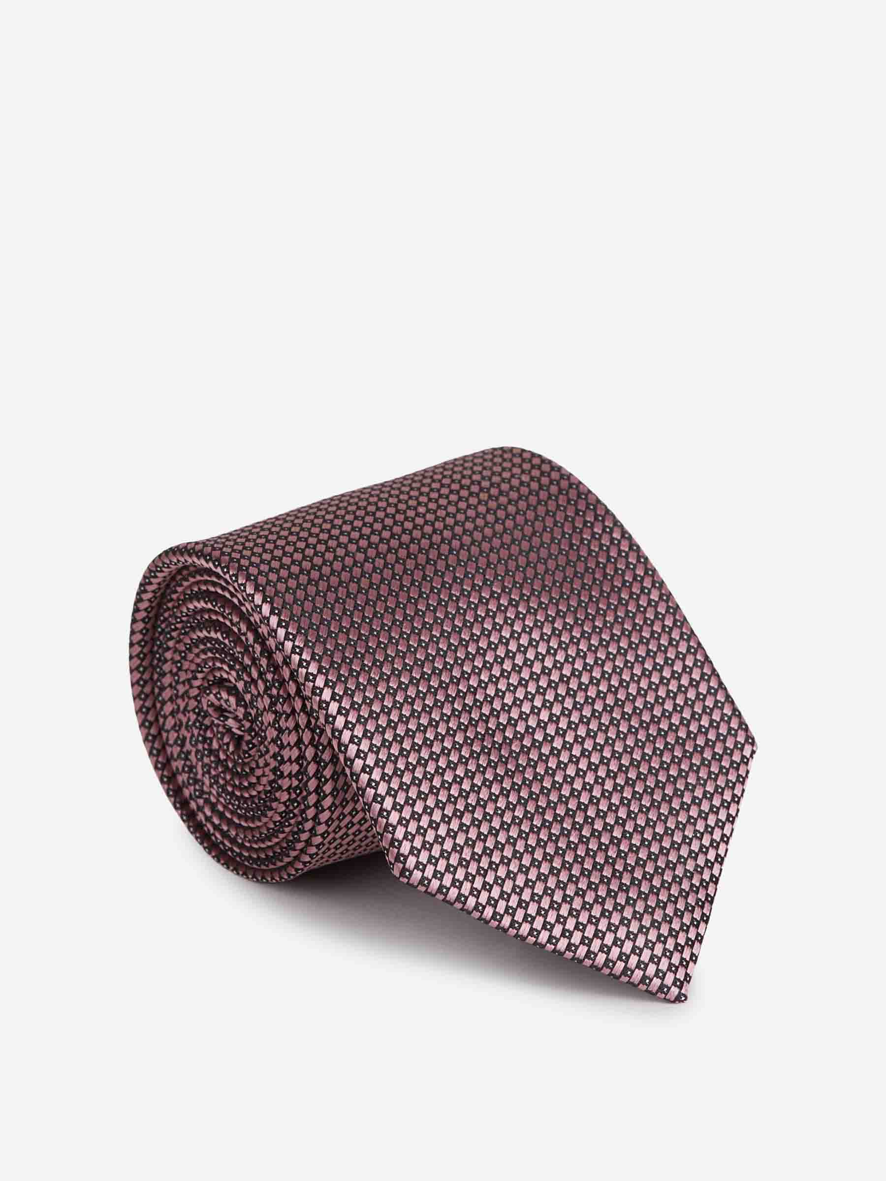 Zegna Hombre Barcelona Corbata Seda Texturizada color Rosa sku 601-001805 02 - Foto 1