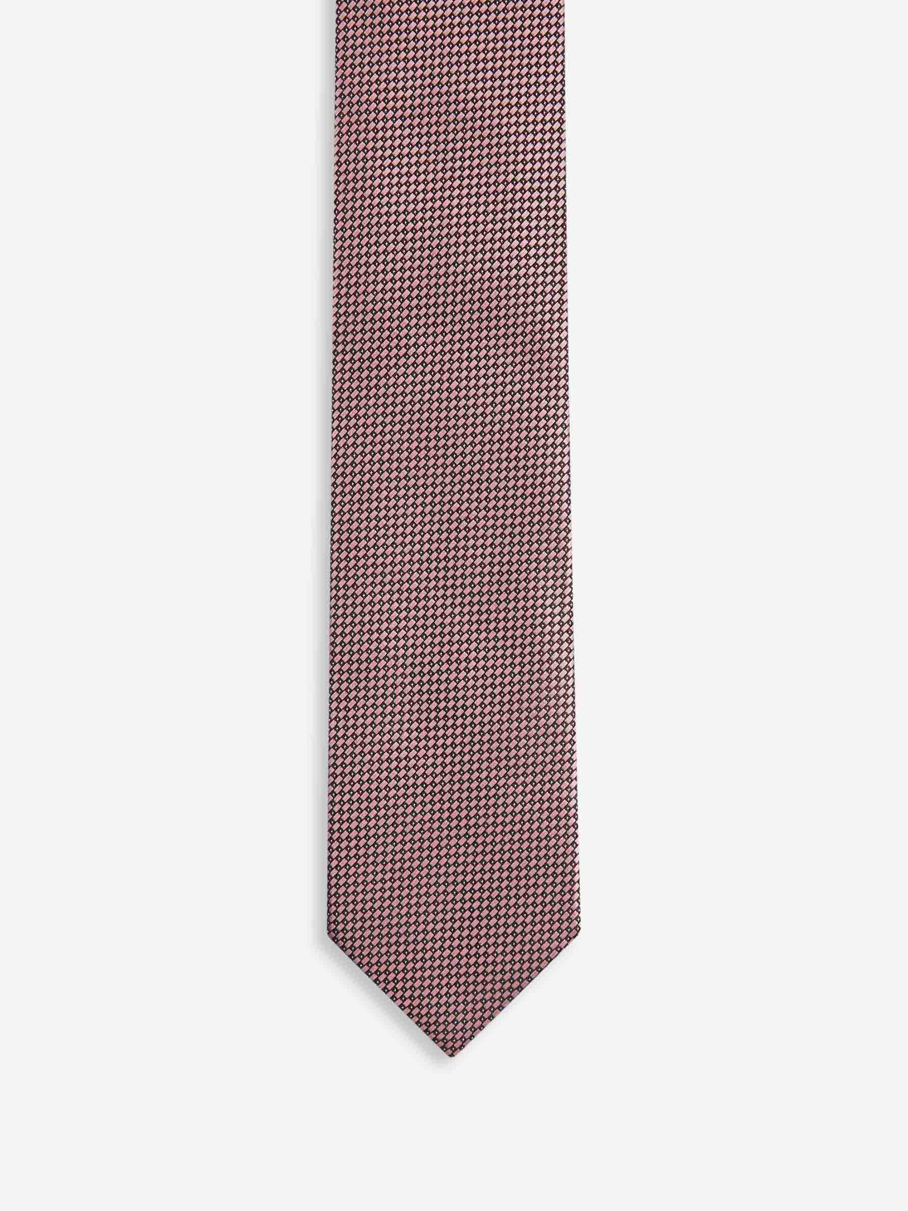 Zegna Hombre Barcelona Corbata Seda Texturizada color Rosa sku 601-001805 02 - Foto 2