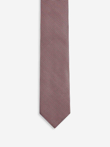 Zegna Hombre Barcelona Corbata Seda Texturizada color Rosa sku 601-001805 02 - Foto 2