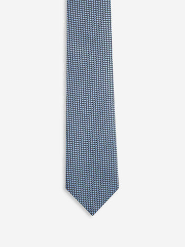 Zegna Hombre Barcelona Corbata Seda Texturizada color Azul Celeste sku 601-001805 03 - Foto 2