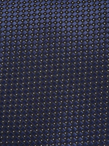 Zegna Hombre Barcelona Corbata Seda Texturizada color Azul Marino sku 601-001805 04 - Foto 3