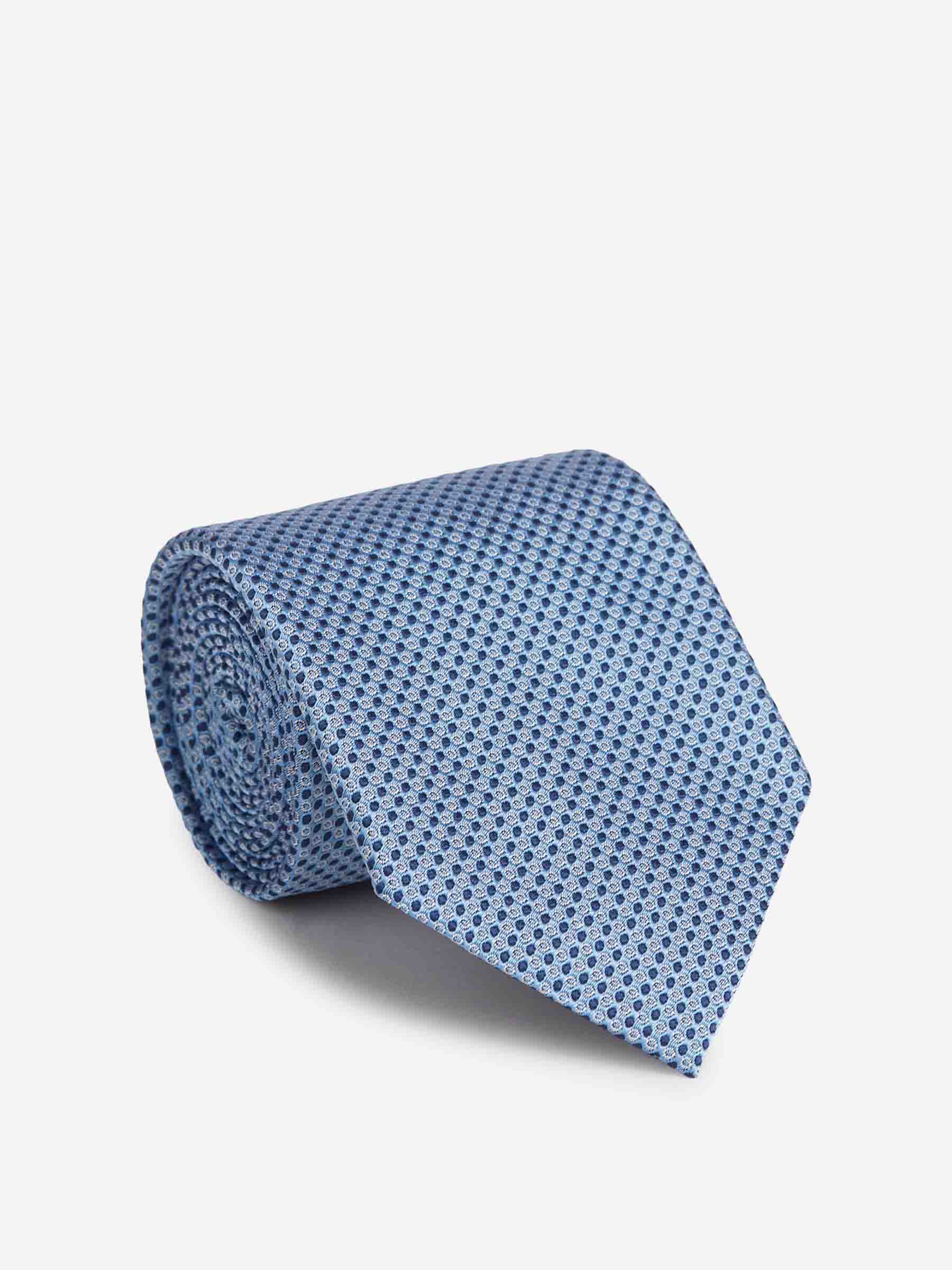 Zegna Hombre Barcelona Corbata Seda color Azul Celeste sku 601-001806 02 - Foto 1