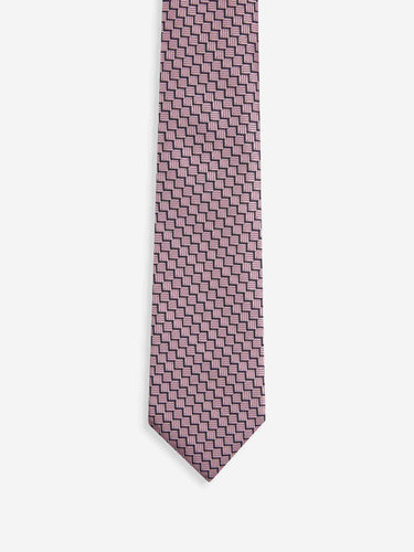 Zegna Hombre Barcelona Corbata Seda Texturizado color Rosa sku 601-001807 01 - Foto 2