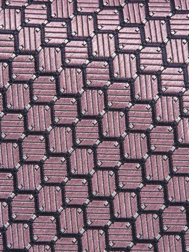 Zegna Hombre Barcelona Corbata Seda Texturizado color Rosa sku 601-001807 01 - Foto 3