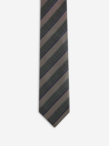 Zegna Hombre Barcelona Corbata Seda Listasda color Azul Marino sku 601-001810 02 - Foto 2