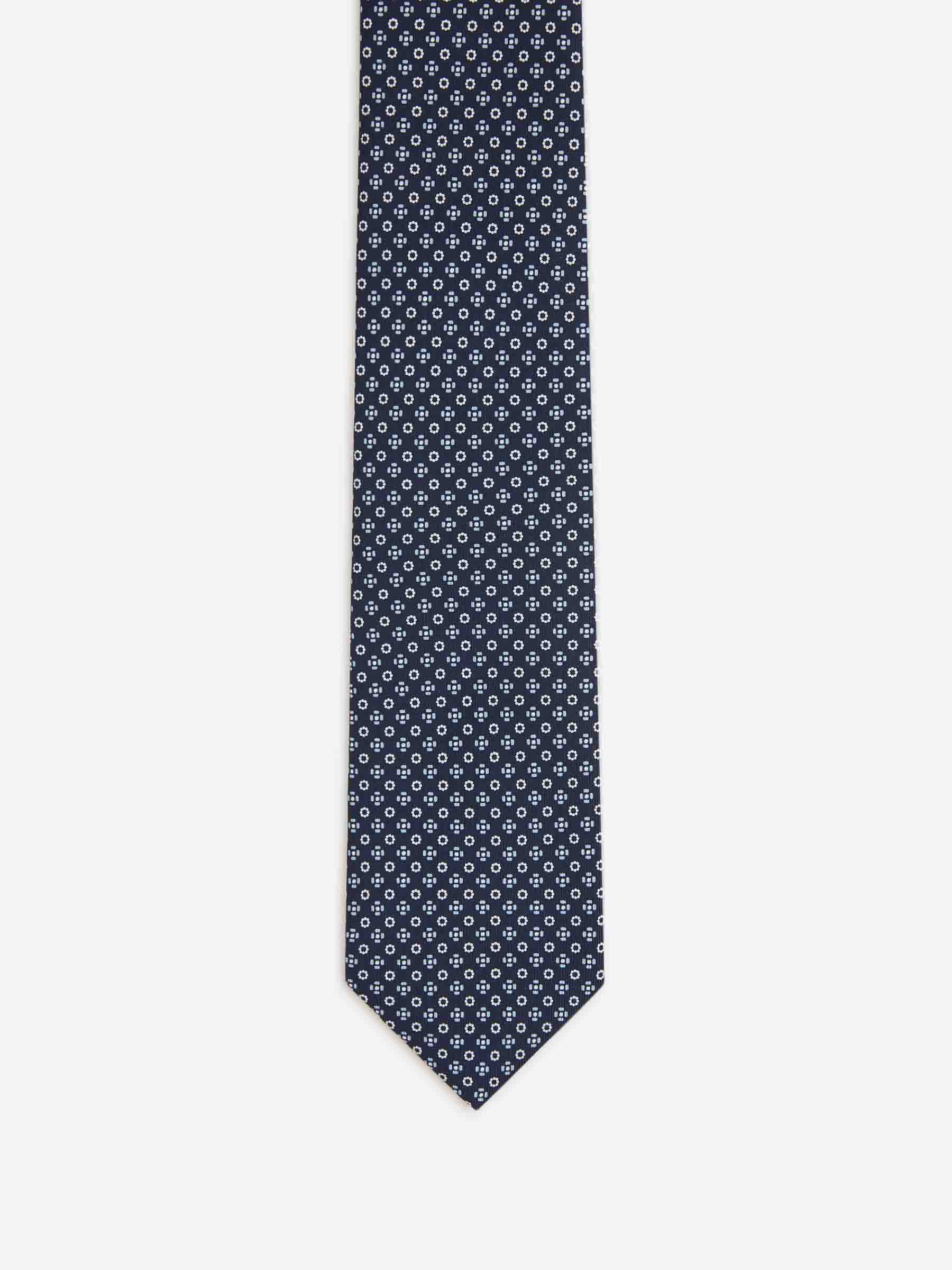 Santa Eulalia Hombre Barcelona Corbata Motivos Geométricos color Azul Marino sku 601-001812 01 - Foto 2