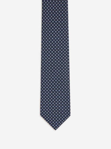 Santa Eulalia Hombre Barcelona Corbata Motivos Geométricos color Azul Marino sku 601-001812 01 - Foto 2