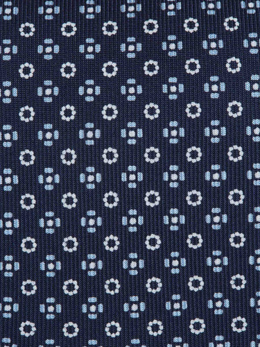 Santa Eulalia Hombre Barcelona Corbata Motivos Geométricos color Azul Marino sku 601-001812 01 - Foto 3