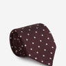 Santa Eulalia Hombre Barcelona Corbata Lunares Seda color Burdeos sku 601-001816 02 - Foto 1