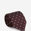 Santa Eulalia Hombre Barcelona Corbata Lunares Seda color Burdeos sku 601-001816 02 - Foto 1