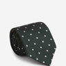 Santa Eulalia Hombre Barcelona Corbata Lunares Seda color Verde Oscuro sku 601-001816 03 - Foto 1