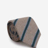Santa Eulalia Hombre Barcelona Corbata Listada Seda color Azul sku 601-001817 03 - Foto 1