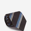 Santa Eulalia Hombre Barcelona Corbata Listada Seda color Burdeos sku 601-001819 03 - Foto 1