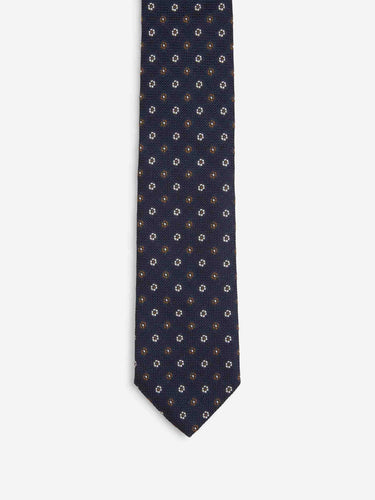 Santa Eulalia Hombre Barcelona Corbata Floral Seda color Azul Marino sku 601-001820 01 - Foto 2
