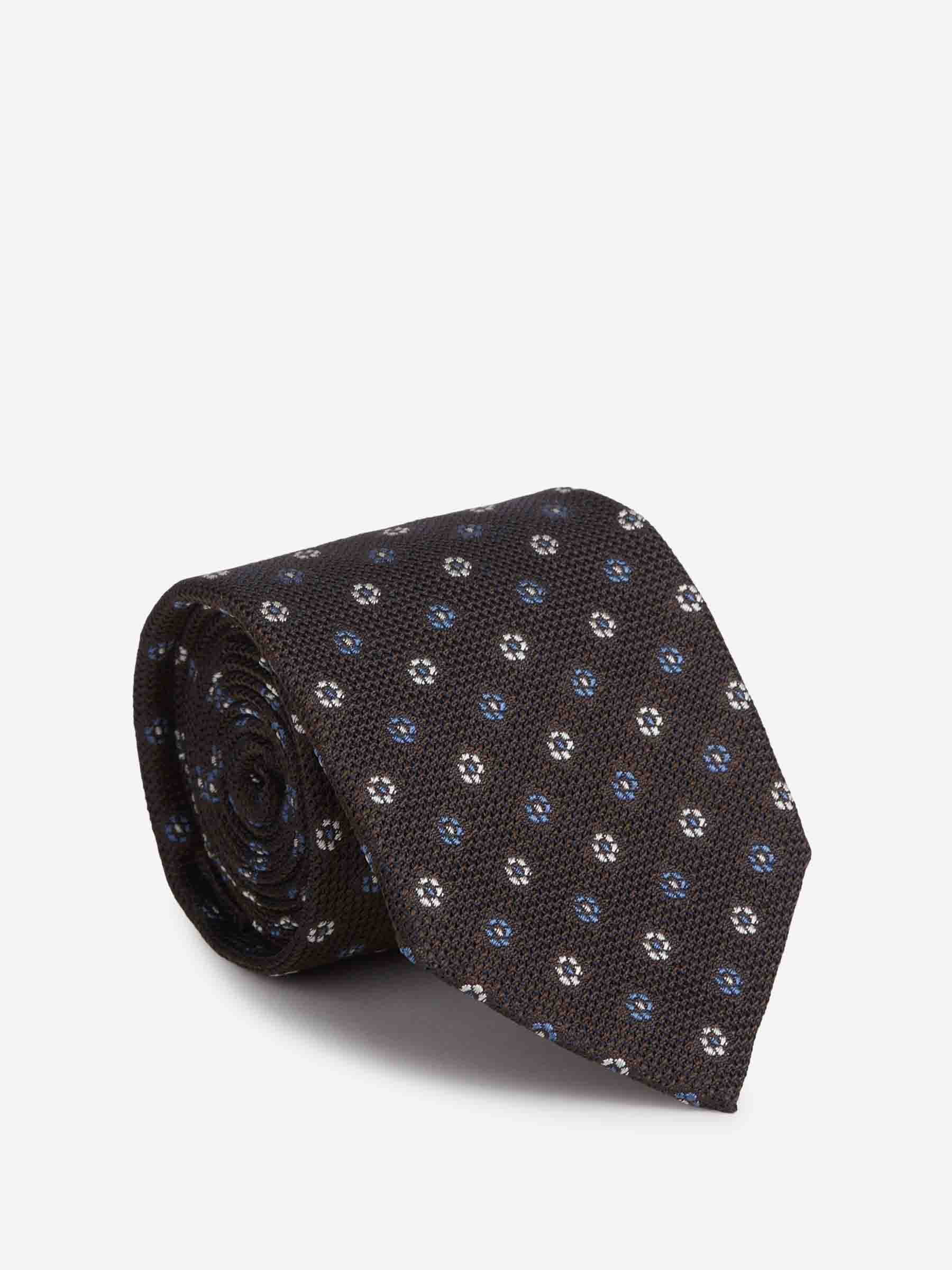 Santa Eulalia Hombre Barcelona Corbata color Marrón Oscuro sku 601-001820 05 - Foto 1