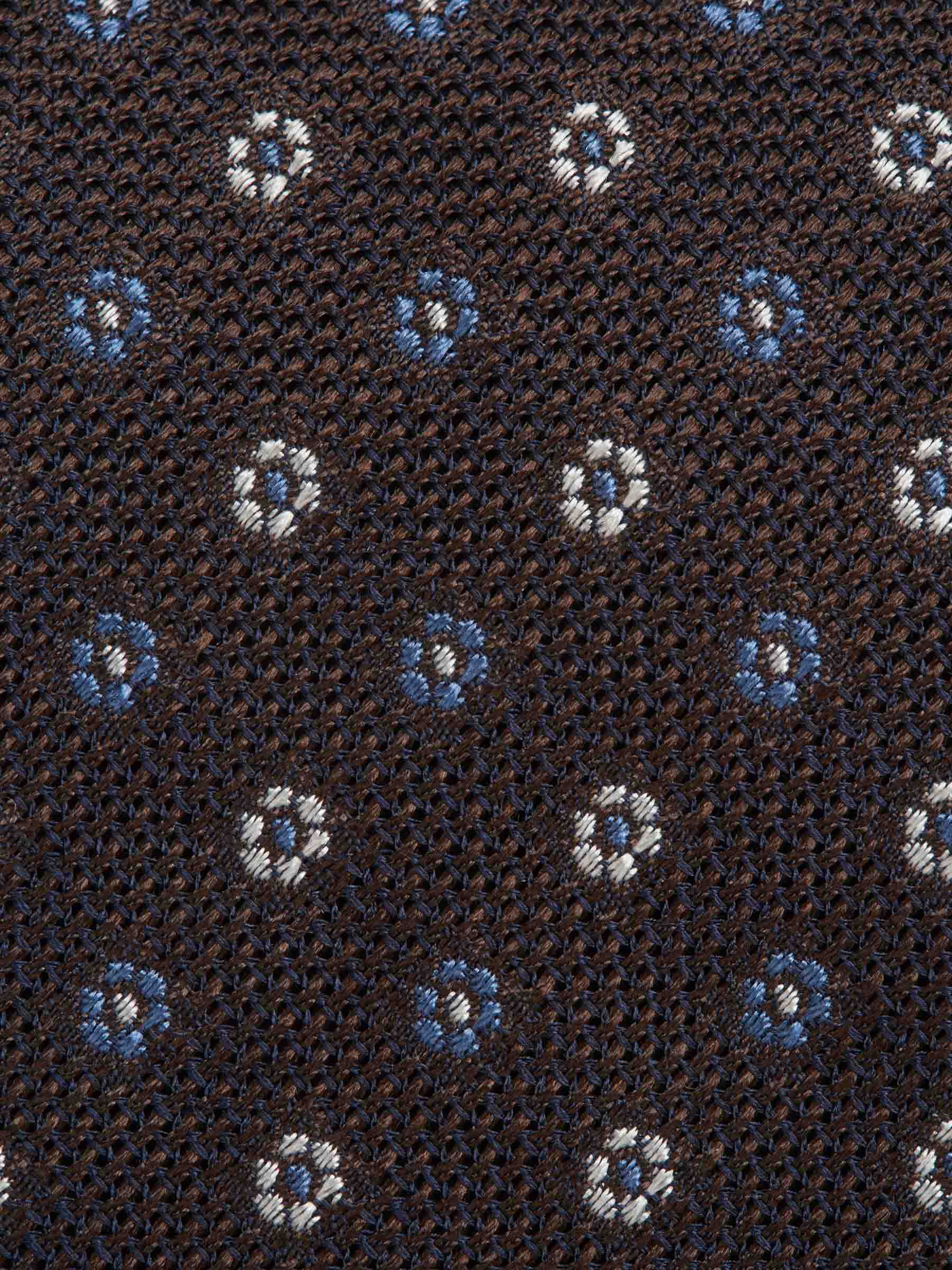 Santa Eulalia Hombre Barcelona Corbata color Marrón Oscuro sku 601-001820 05 - Foto 2