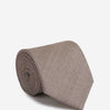 Santa Eulalia Hombre Barcelona Corbata Lisa Seda color Taupe sku 601-001821 05 - Foto 1