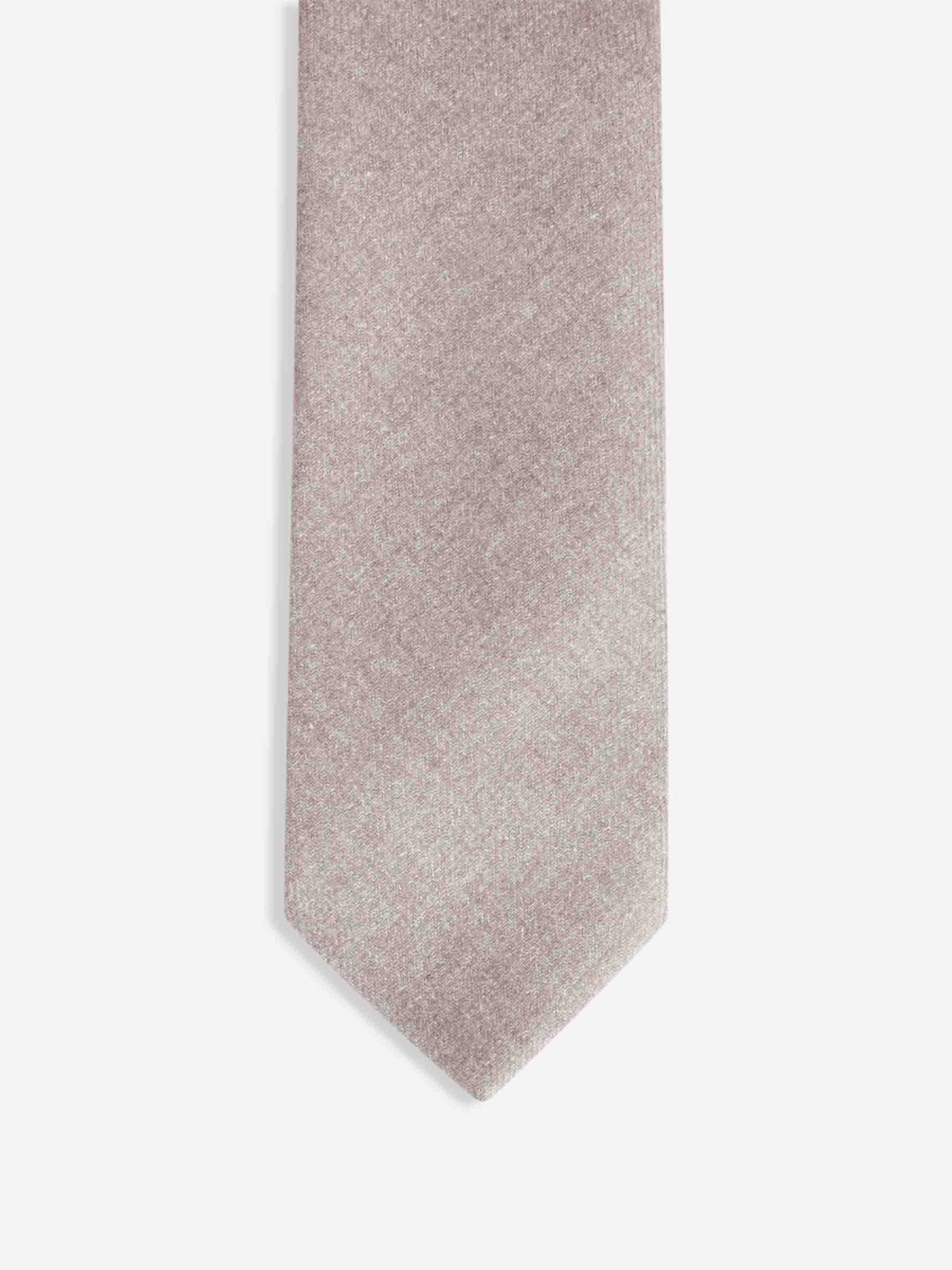 Santa Eulalia Hombre Barcelona Corbata Lana Cachemira color Taupe sku 601-001822 03 - Foto 1
