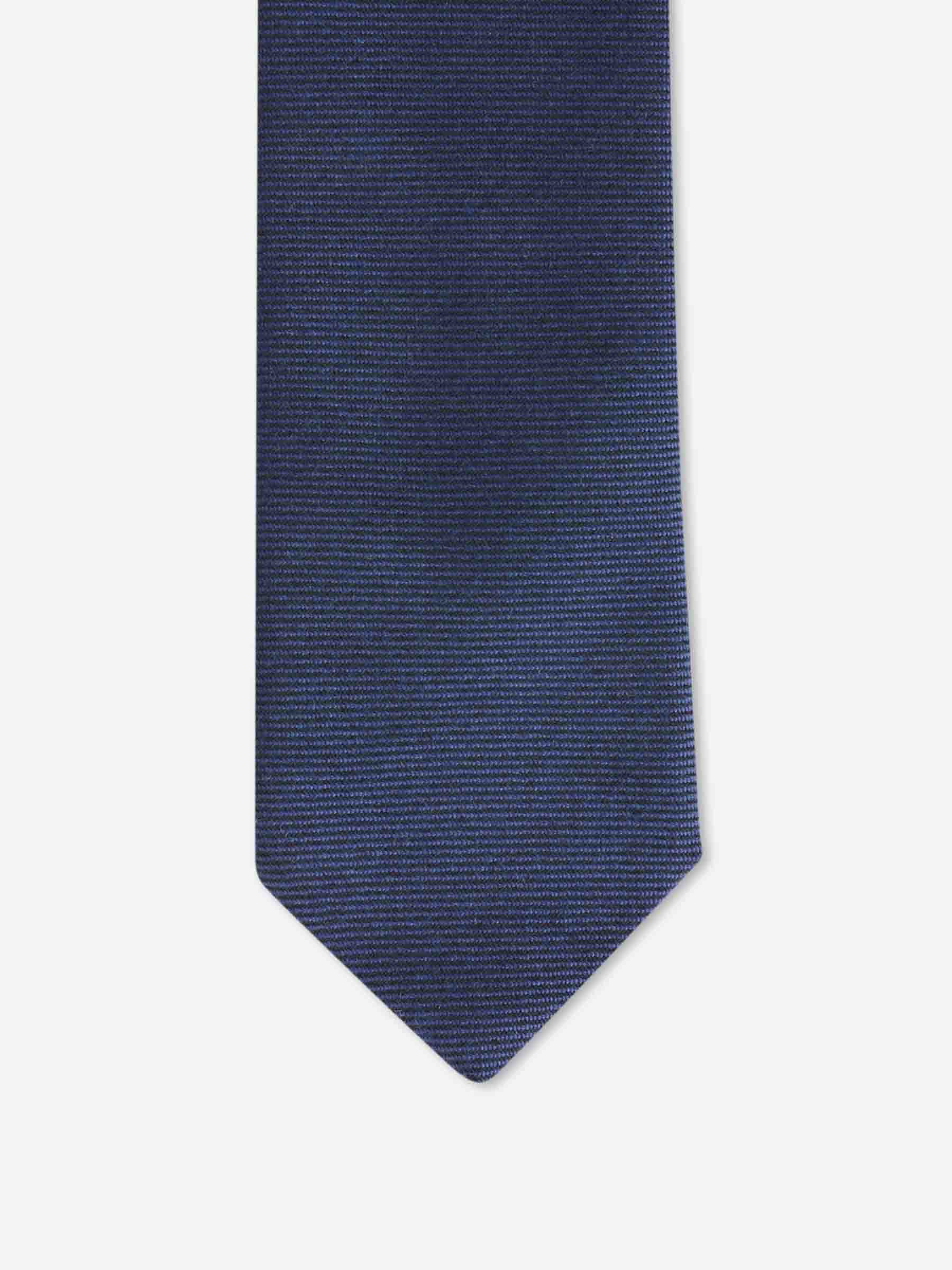 Santa Eulalia Hombre Barcelona Corbata Seda Texturizada color Azul Marino sku 601-001823 02 - Foto 1