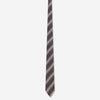 Saint Laurent Hombre Barcelona Corbata Rayas Seda color Negro sku 601-001826 01 - Foto 1