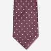 Tom Ford Hombre Barcelona Corbata Lunares Seda color Burdeos sku 601-001829 01 - Foto 1