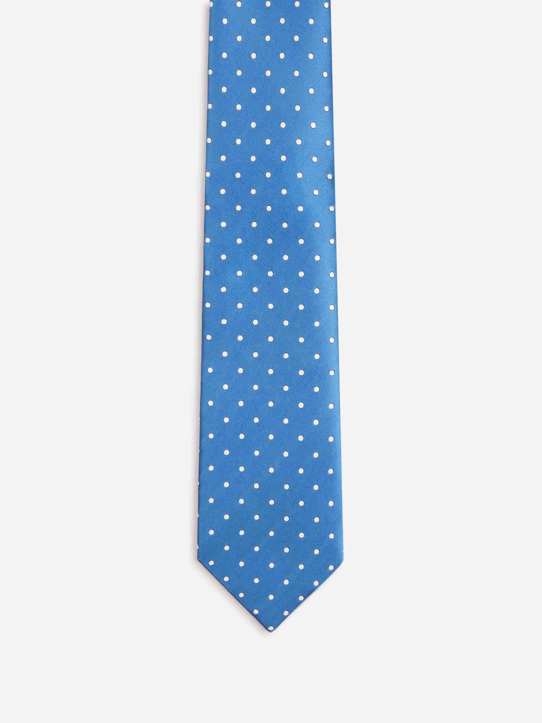 Tom Ford Hombre Barcelona Corbata Lunares Seda color Azul sku 601-001829 02 - Foto 2