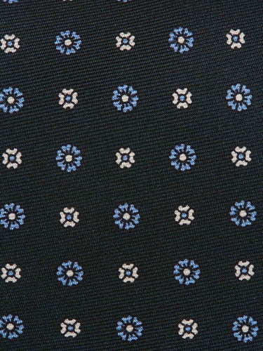 Santa Eulalia Hombre Barcelona Corbata Floral Seda color Azul Noche sku 601-001835 01 - Foto 3
