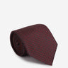Zegna Hombre Barcelona Corbata Seda Texturizada color Burdeos sku 601-001841 02 - Foto 1