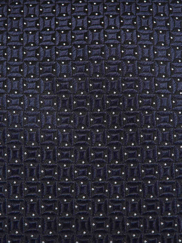 Zegna Hombre Barcelona Corbata Seda Texturizado color Azul Noche sku 601-001842 01 - Foto 3