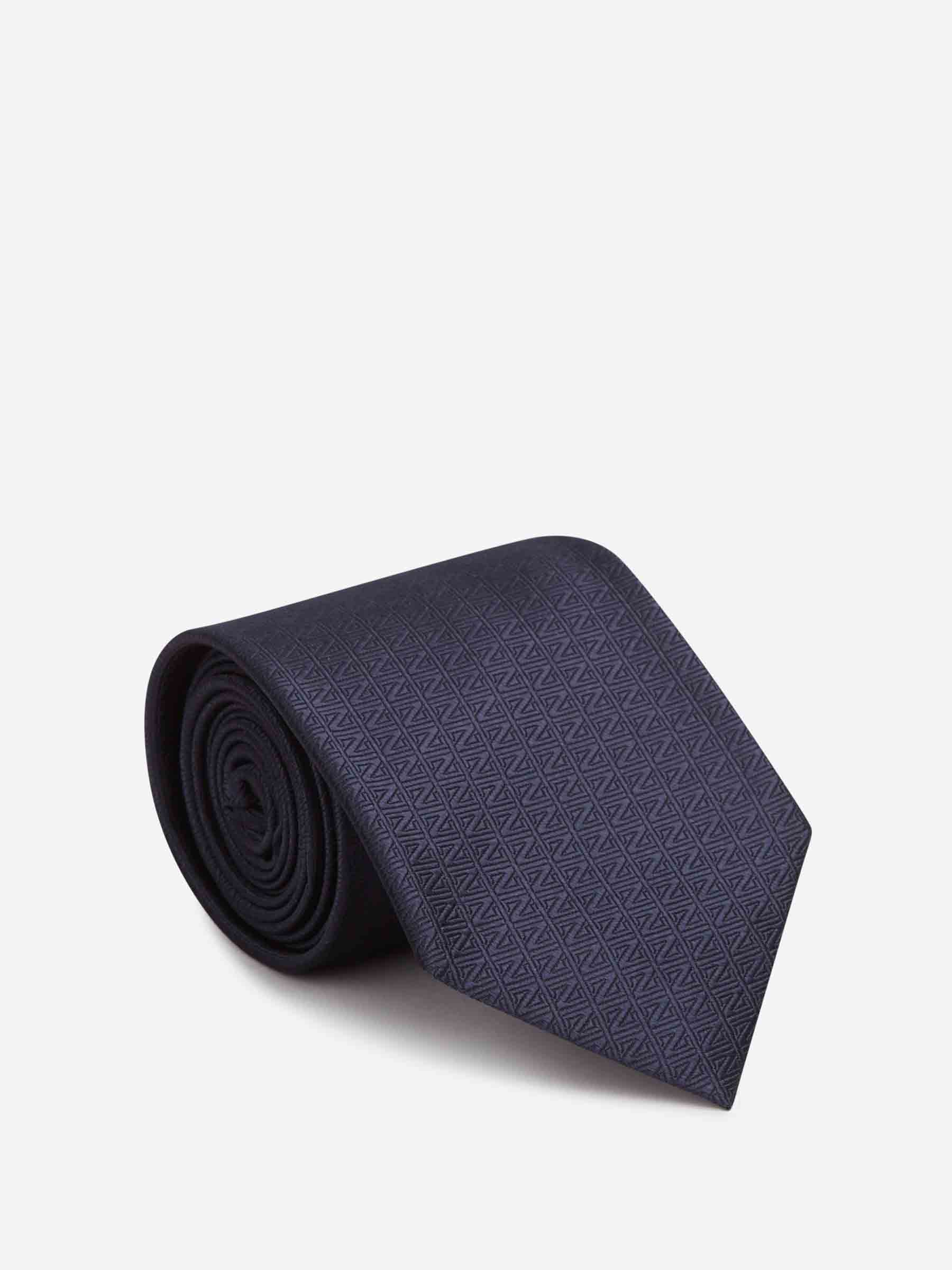 Zegna Hombre Barcelona Corbata Seda color Azul Marino sku 601-001843 01 - Foto 1
