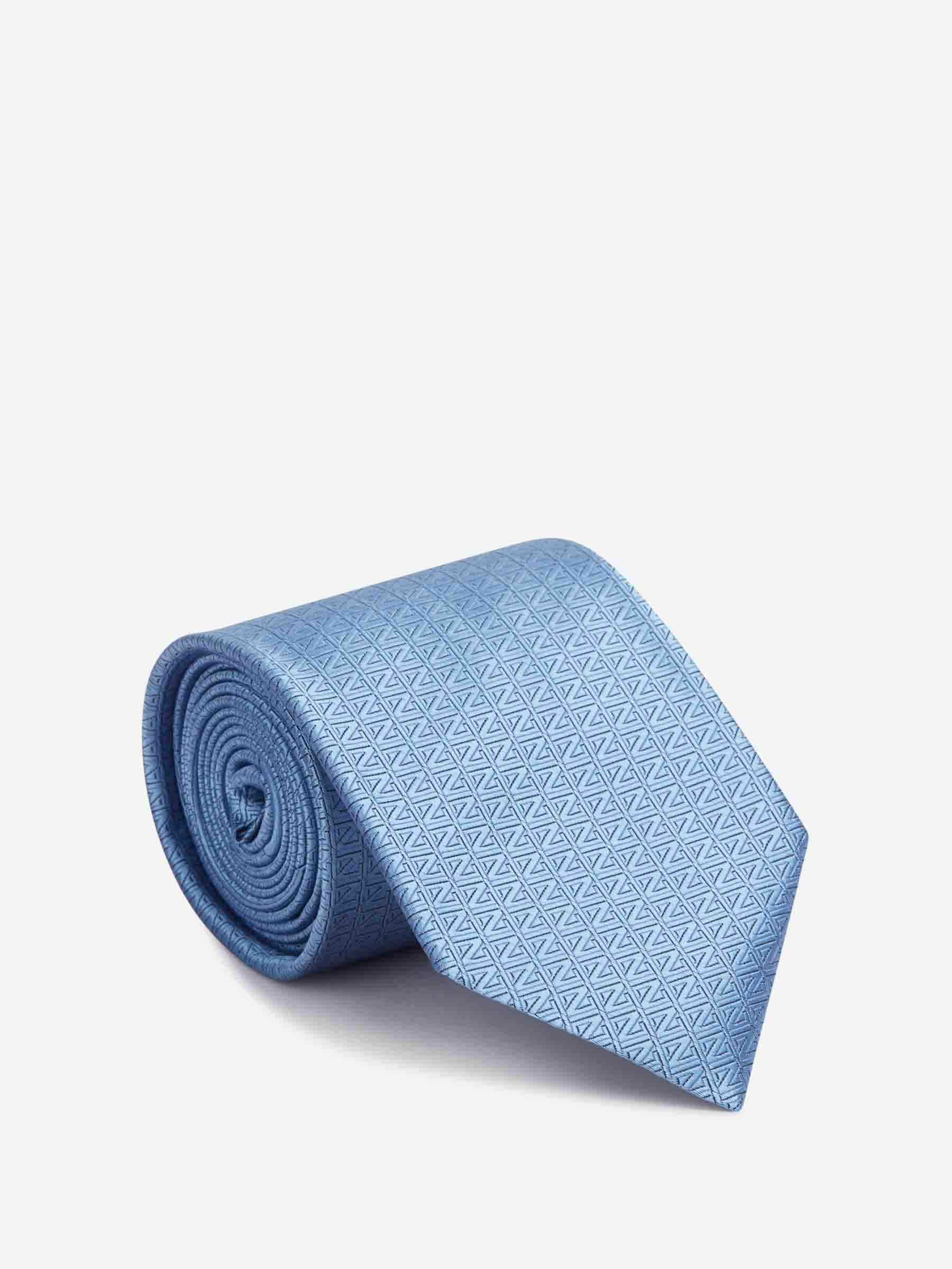 Zegna Hombre Barcelona Corbata Seda color Azul Celeste sku 601-001843 02 - Foto 1