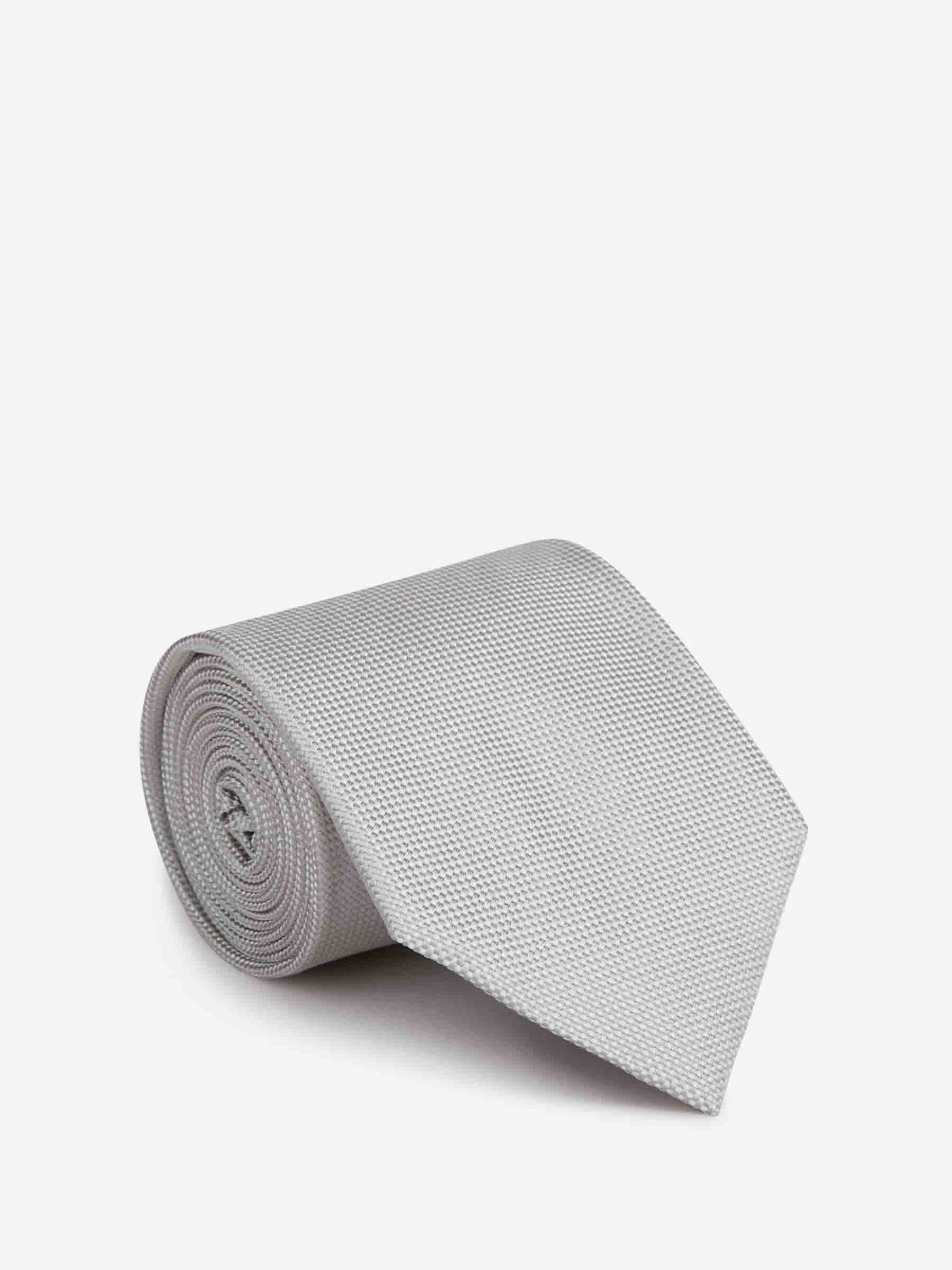 Zegna Hombre Barcelona Corbata Seda color Gris Claro sku 601-001844 01 - Foto 1