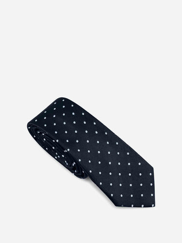 Corbata Seda Lunares