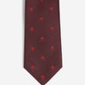 McQueen Hombre Barcelona Corbata Seda Jacquard color Burdeos sku 601-001883 01 - Foto 1
