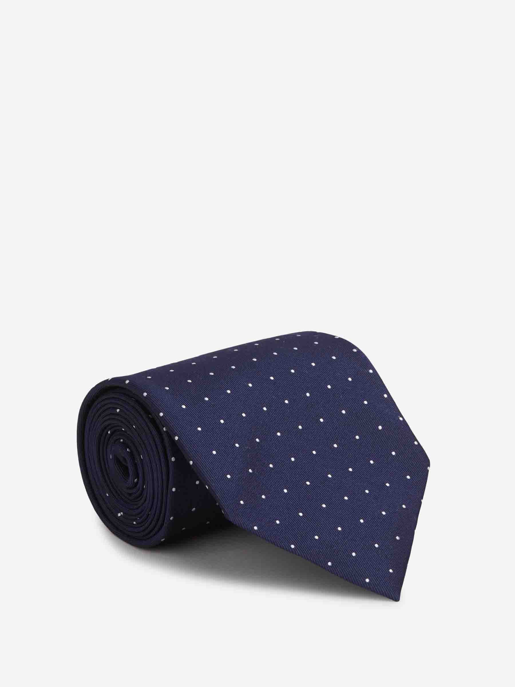 Tom Ford Hombre Barcelona Corbata Seda Lunares color Azul Marino sku 601-001922 01 - Foto 1