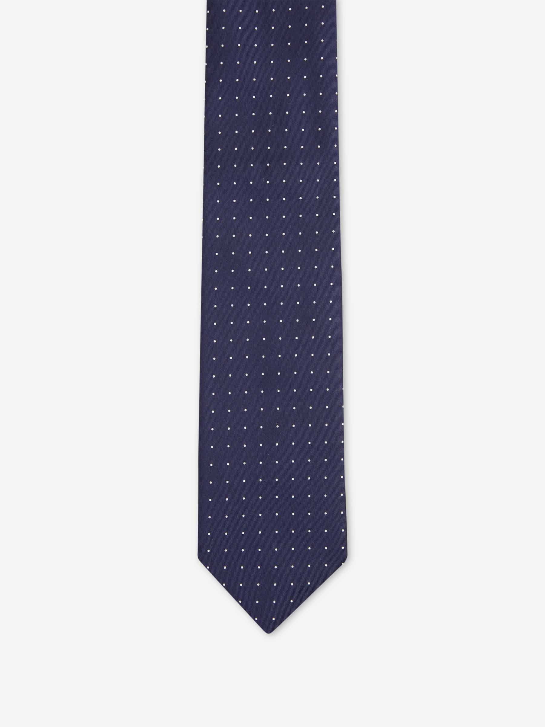 Tom Ford Hombre Barcelona Corbata Seda Lunares color Azul Marino sku 601-001922 01 - Foto 2