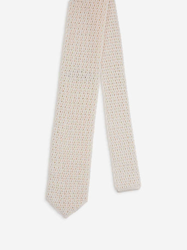 Tom Ford Hombre Barcelona Corbata Punto Seda color Blanco sku 601-001923 01 - Foto 2
