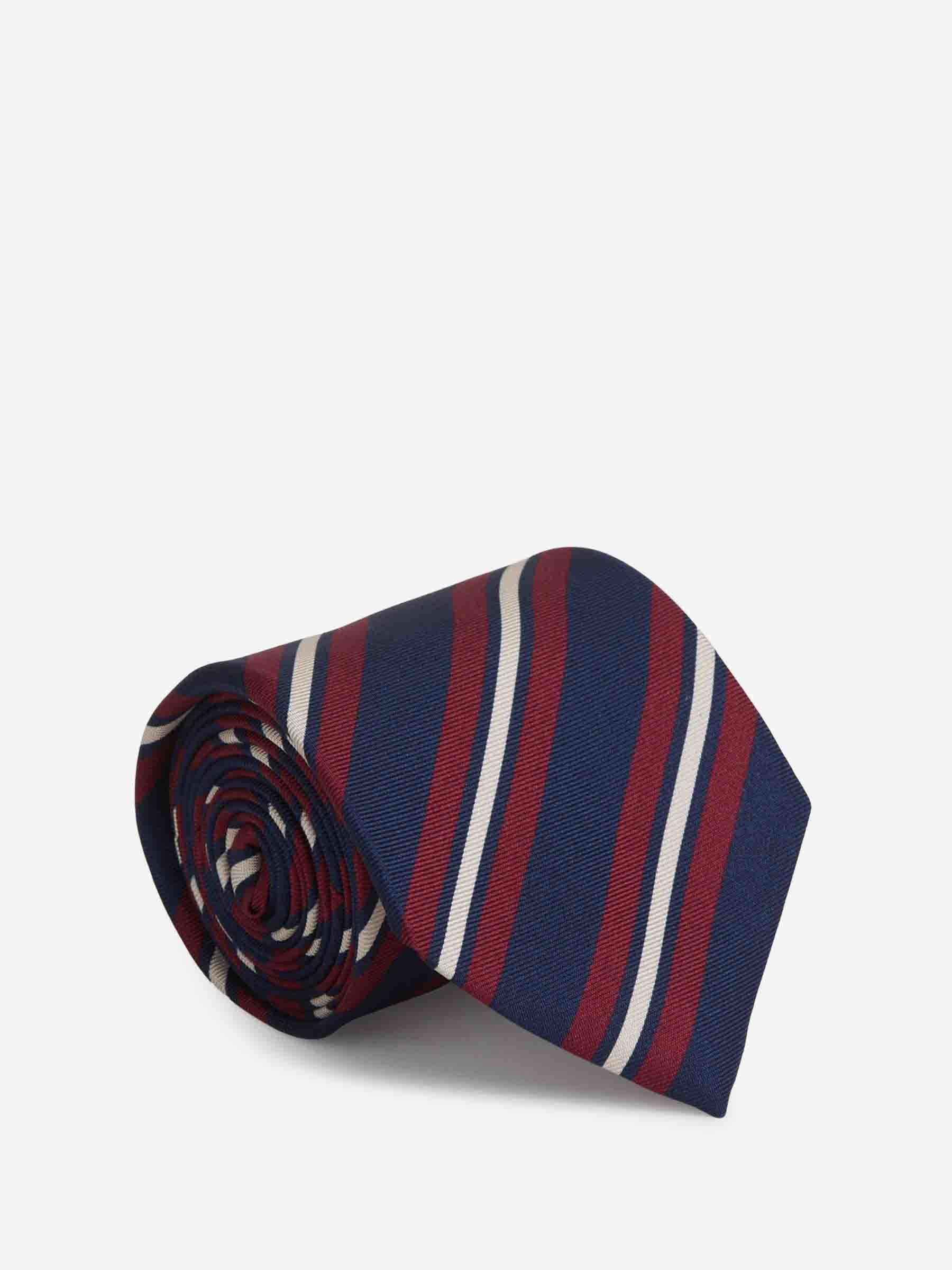 Santa Eulalia Hombre Barcelona Corbata Seda Listada color Multicolor sku 601-001960 01 - Foto 1