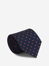 Santa Eulalia Hombre Barcelona Corbata Seda Floral color Azul Marino sku 601-001965 01 - Foto 1