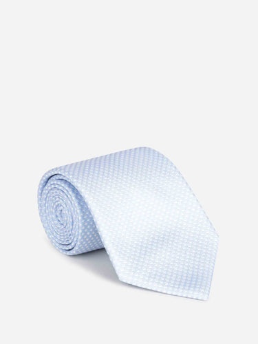 Petronius Hombre Barcelona Corbata Texturizada Seda color Azul Celeste sku 601-001972 02 - Foto 3