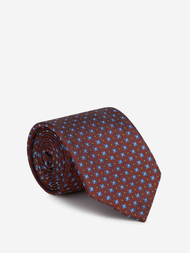 Petronius Hombre Barcelona Corbata Seda Floral color Burdeos sku 601-001975 03 - Foto 1