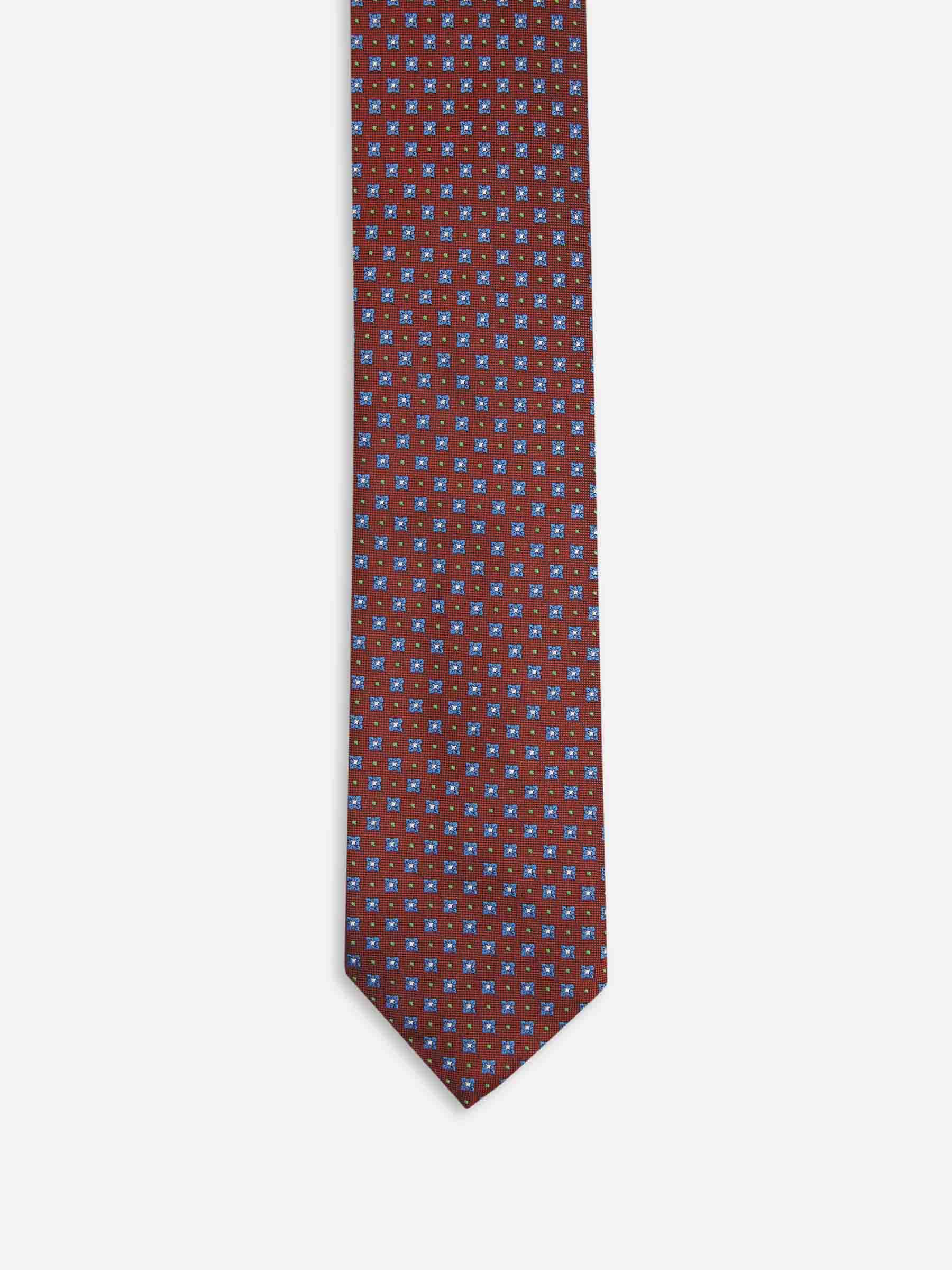 Petronius Hombre Barcelona Corbata Seda Floral color Burdeos sku 601-001975 03 - Foto 2