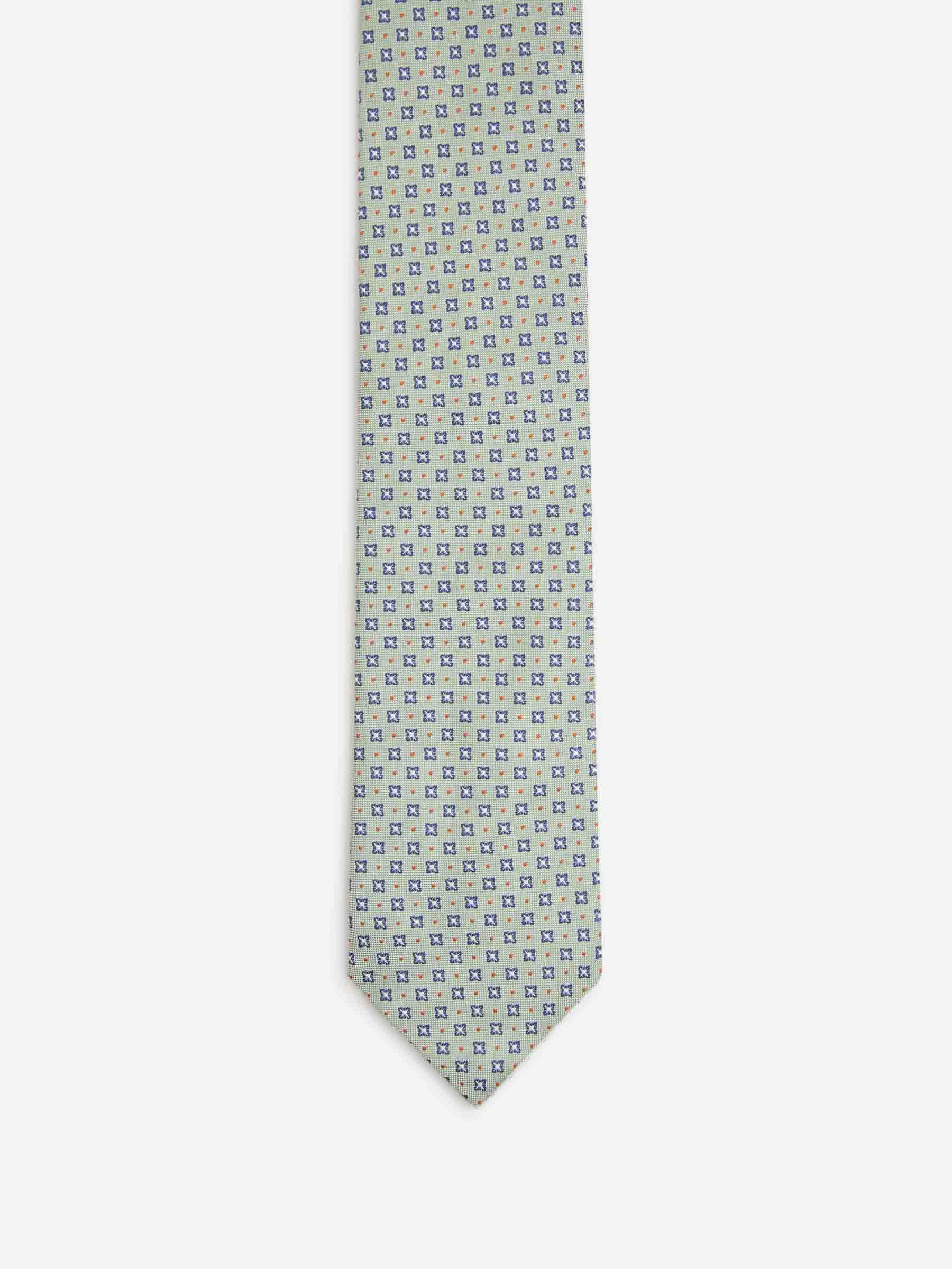 Petronius Hombre Barcelona Corbata Seda Floral color Verde Menta sku 601-001976 02 - Foto 2