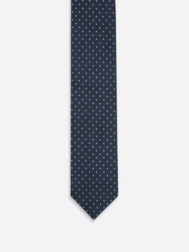 Petronius Hombre Barcelona Corbata Seda Lunares color Azul Marino sku 601-001983 01 - Foto 2