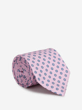 Santa Eulalia Hombre Barcelona Corbata de Seda Estampado Floral color Rosa sku 601-002019 01 - Foto 1