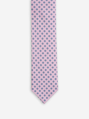 Santa Eulalia Hombre Barcelona Corbata de Seda Estampado Floral color Rosa sku 601-002019 01 - Foto 2